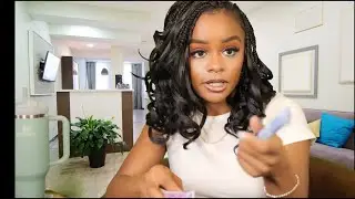 Asmr Unintelligible Talking OTP in the Waiting Room (nail tapping)