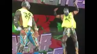 WWE Lucha Dragons Entrance In Glasgow