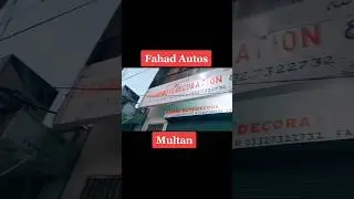 Fahad Autos and Detailed shop multan part 1