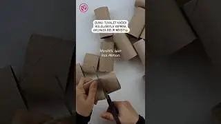 Tuvalet kâğıdı rulolarıyla dekorlarınızın çemberini kendiniz yapın! #short #shorts