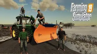 🚜ЗИМНИЕ "ЗАБАВЫ" НА ЯГОДНОМ. Farming Simulator 19