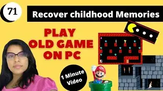 How to play old retro games on pc|recall your childhood memory |play supar mario,contra on pc|
