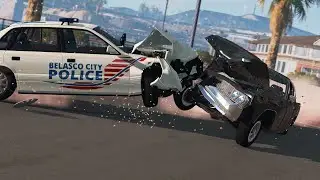 BeamNG Drive краш тест ваз 2104