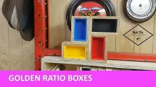 Golden ratio boxes