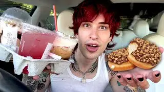 Trying Dunkin's ENTIRE SUMMER Menu (Full Stream)