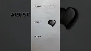 Normal Vs Artist Vs Legend ❤️🔥 #art #viral #shorts