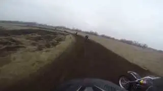 Мотокросс Котовск 1 заезд 9.11.2014