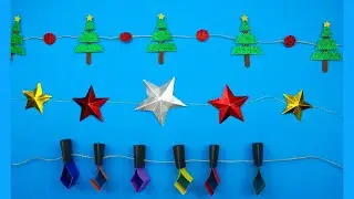 Como hacer Guirnaldas Navideñas 🎄 - Decora tu hogar con 3 ideas - |Partypop DIY🎉|