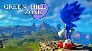 Sonic Frontiers: Kronos Hill (Green Hill Open Zone)