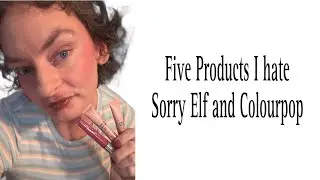 5 products that I hate sorry @colourpopcosmetics @elfcosmetics #roadto500