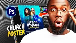 How To Easily Create a Textured Background For a Church Design On Adobe Photoshop || 2023 チュートリアル