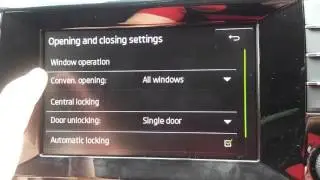 Skoda Superb estate mk3 luggage setting missing