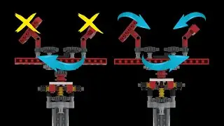 Lego WeDo 1.0 + Lego Technic Сложное вращение (инструкция)