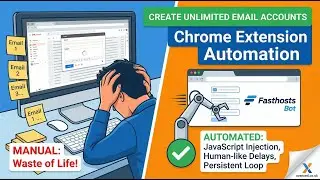 Build an Unlimited Email Account Creator Bot (Chrome Extension V3)