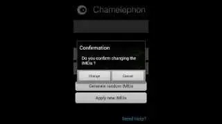 Смена IMEI в CHAMELEPHON