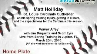 Matt Holliday, STL OF, on injury, at-bats, Cardinals outlook - Sirius|XM