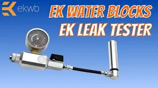 EK Water Blocks | Leak test custom loop | Unboxing | Setup | Use