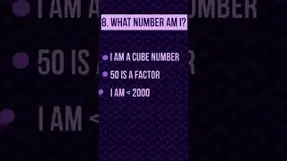 Have a look at the full video for tips on how to solve these #mathsriddles #mathspuzzles #riddles