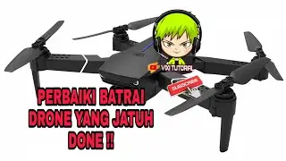 CARA MEMBONGKAR BATRAI DRONE & MEMPERBAIKI NYA HANYA DENGAN OBENG PLUS !! DONE 100%
