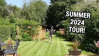 Garden tour August 2024 - Sunflowers, Marigolds, Zinnia and Tomatoes!