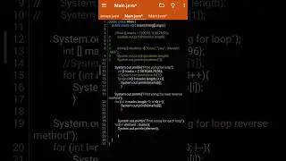 Java Tutorial: print array using each for loop