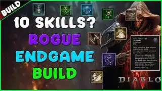 Diablo 4 - NEW BEST Rogue ENDGAME Build ~ TEN SKILLS??? Season 1 Guide Level 50-100 ~