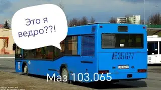 Поездка на Маз 103.065 в PBSU по маршруту 5 Новополоцк - Полоцк