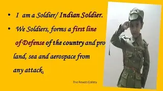 Fancy dress as Soldier/10 lines on Indian Army for Fancy dress/Soldier Fancy Dress/ Independence day