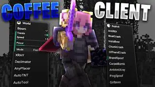 The BEST Minecraft Hacked Client for DONUT SMP - Coffee Client