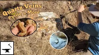 Gold Prospecting - Quartz Crystals and Sulfides