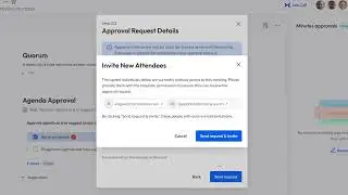 Meeting Minutes Generation and Approval Cycle on adam.ai