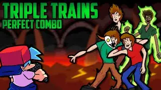 Triple Trains (Shaggy Triple Trouble Cover) - Perfect Combo - Friday Night Funkin'