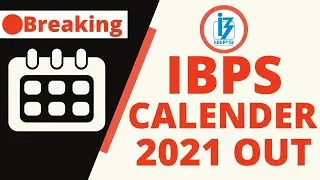 IBPS CALENDAR 2021 OUT