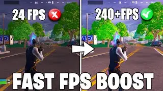 How To Fix STUTTERS, FPS Drops & Boost FPS In Fortnite Chapter 4 Season 2! (2025)