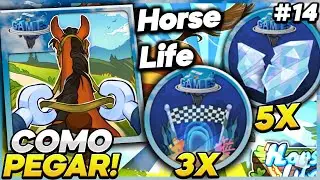 COMO PEGAR TODAS os SILVERS e SHINES do Horse Life do EVENTO THE GAMES do ROBLOX!