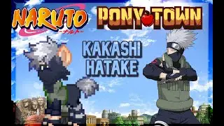 How to make Kakashi Hatake in Ponytown [Naruto characters part2]