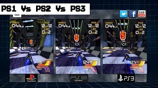 PS1 Vs PS2 Vs PS3 running Playstation 1 games