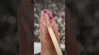 peeled off my Nail & broke it 😢 Oops! I fixed it with Gel & Dumped my Nail in Glitter ✨ 💅🏽 