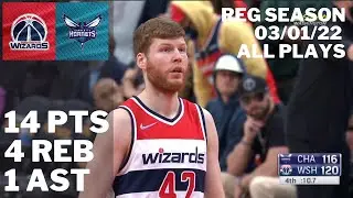 Davis Bertans vs Hornets: 14 pts, 4 reb, 1 ast ALL PLAYS 2021/22 Regular Season [03.01.22.]
