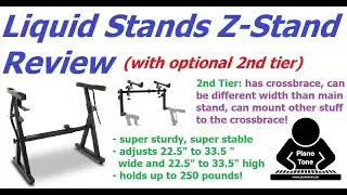 Liquid Stands Z-Stand Review (With 2nd tier)