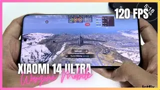 Xiaomi 14 Ultra Call of Duty Warzone Mobile 120 FPS Gaming test | Snapdragon 7s Gen 2, 120Hz Display