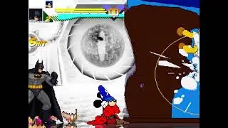 Mugen Request: Batman & Mickey EX vs Leona & Barbie