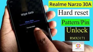 Realme Narzo 30A (RMX3171) FACTORY RESET/ SCREEN UNLOCK with Keys