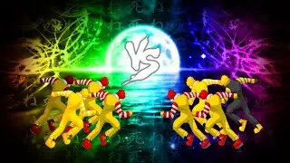 【MUGEN】Ultimate Donald Solo v3.3 (1p,11p,12p,10p) vs Custom Cheap Donald Solo v1.3 (1p,10p,11p,12p)