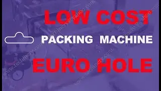 Techinery low cost chips packaging machine | pillow type bag with euro hole punch feature