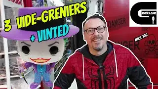 Geeklye 3 Vide-greniers le plein de DVD Blu-ray Pop Jouets Vintages VHS 45 tours Brocantes Vinted