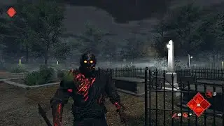 Savini Jason on Camp Forest Green map🌲 Friday the 13th the game