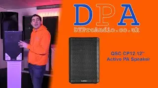 QSC CP12 Active Speaker Unboxing | DYProAudio