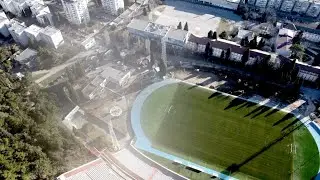 Stadion Pod Bijelim Brijegom - Izgradnja istočne tribine