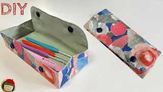 How to make an easy-to-use tray-type pen case